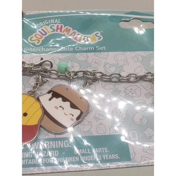 NEW Squishmallows Charm Bracelet Interchangeable 5 Charms Cute Collectible - Picture 6 of 9